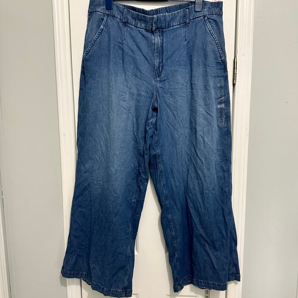 American Eagle Curvy Dreamy Drape Baggy Wide Leg Jeans